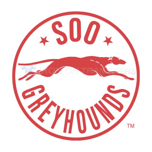 Sault Ste Marie Greyhounds Iron-on Stickers (Heat Transfers)NO.7394
